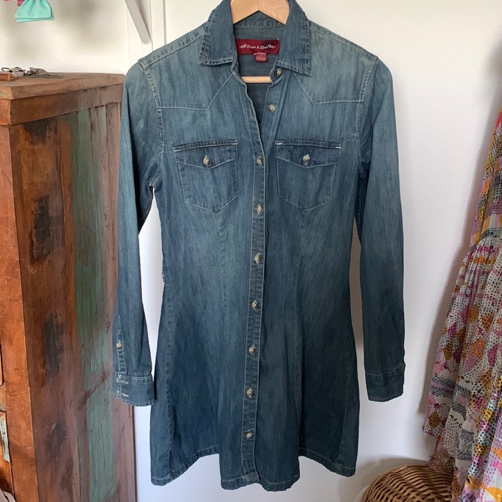 Vintage Sugar & Spice Jean dress S preowned